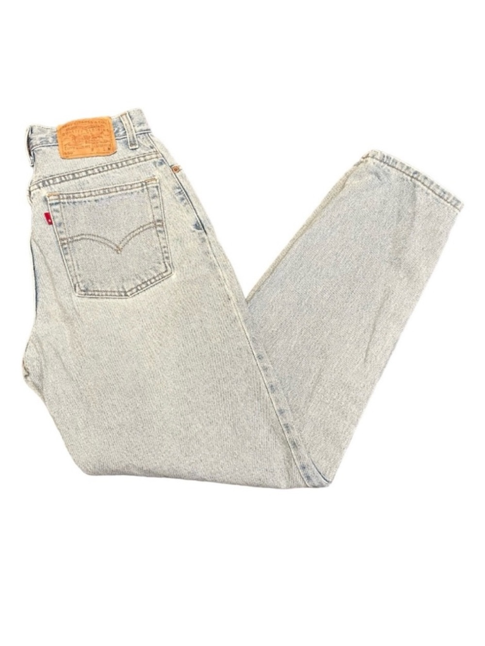 Levi’s 550 Light Wash Relaxed Fit Tapered Leg Jeans Size 10 High Rise